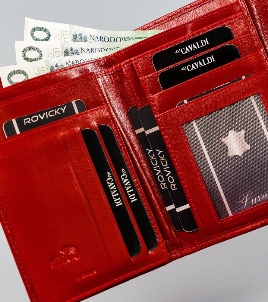 Женский кошелек Cavaldi RD-20-GCL RED Женский кошелек Cavaldi RD-20-GCL RED